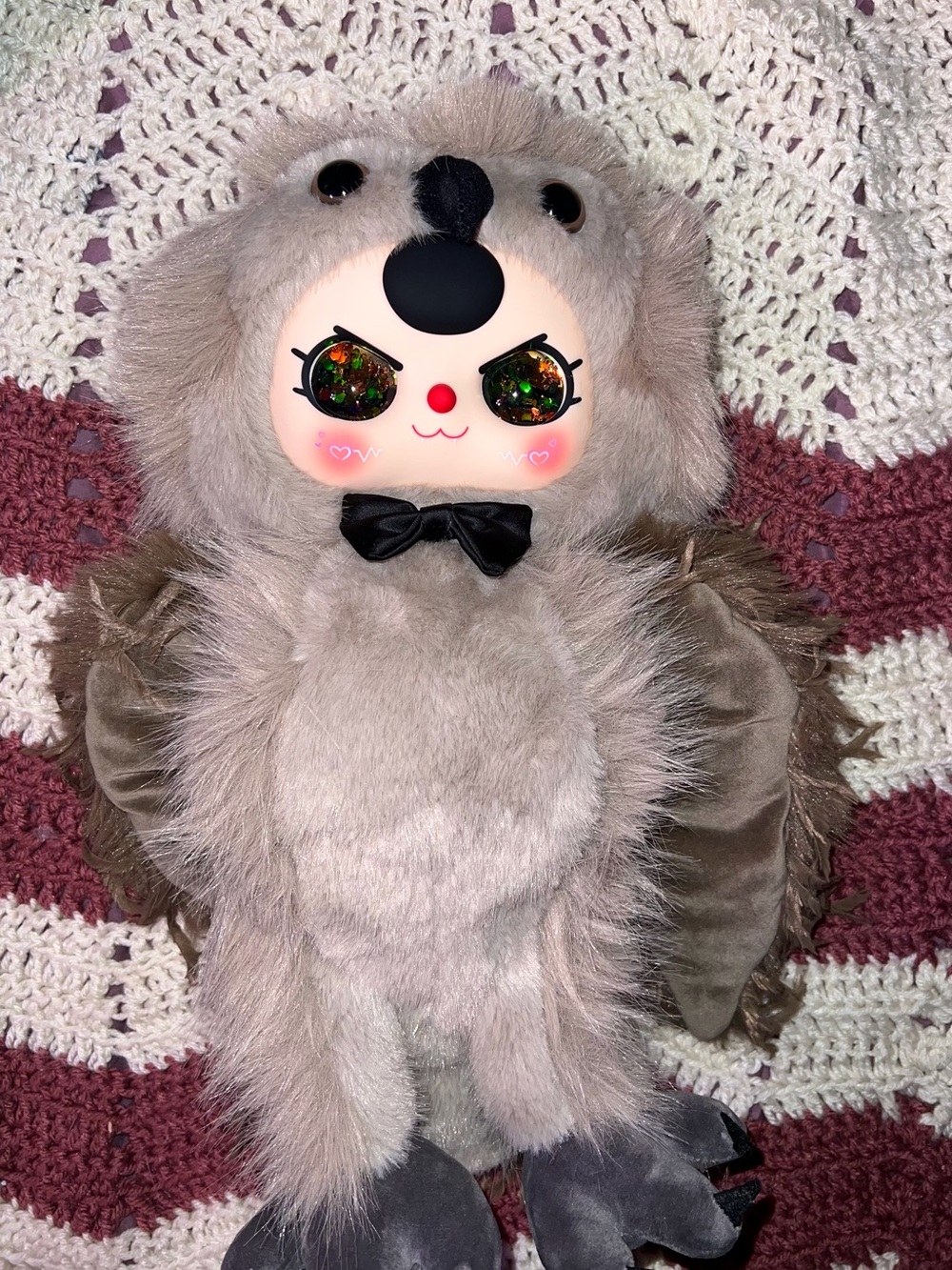 Baby Three BB3 SECRET Owl 400% With Glitter Eyes & Custom Faceplate!